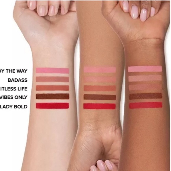 Too Faced Lady Bold Lipstick in Fiery Coral - Picture 3 of 6